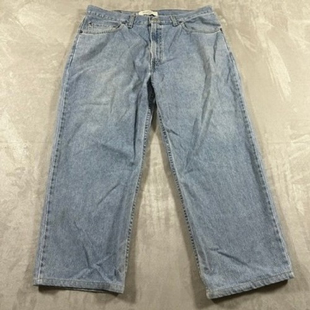Levi's 550 Jeans Mens 36x29 Blue Vintage Relaxed Tapered Light Wash